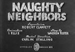 Watch Naughty Neighbors (Short 1939) M4ufreemovies