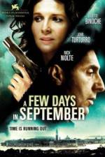 Watch Quelques jours en septembre M4ufreemovies