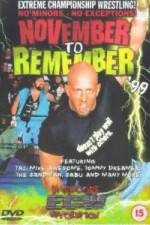 Watch ECW - November To Remember '99 M4ufreemovies