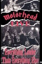 Watch Motorhead: Everything Louder Than Everything Else M4ufreemovies