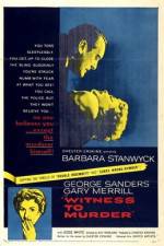 Watch Witness to Murder M4ufreemovies