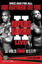 Watch Boxing Light Heavyweight Hopkins vs Dawson II M4ufreemovies